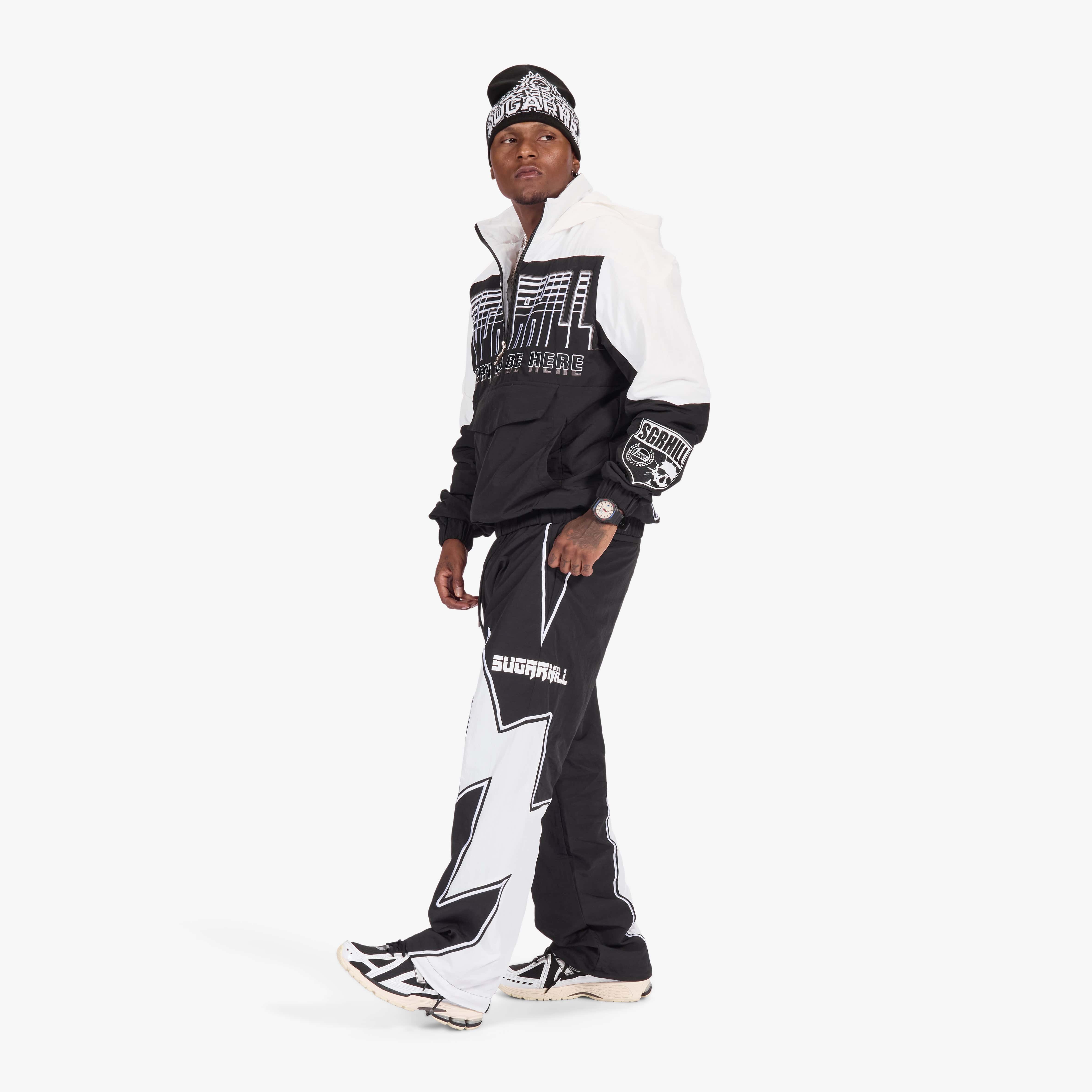 "Storm" Starter Jacket (black/white)