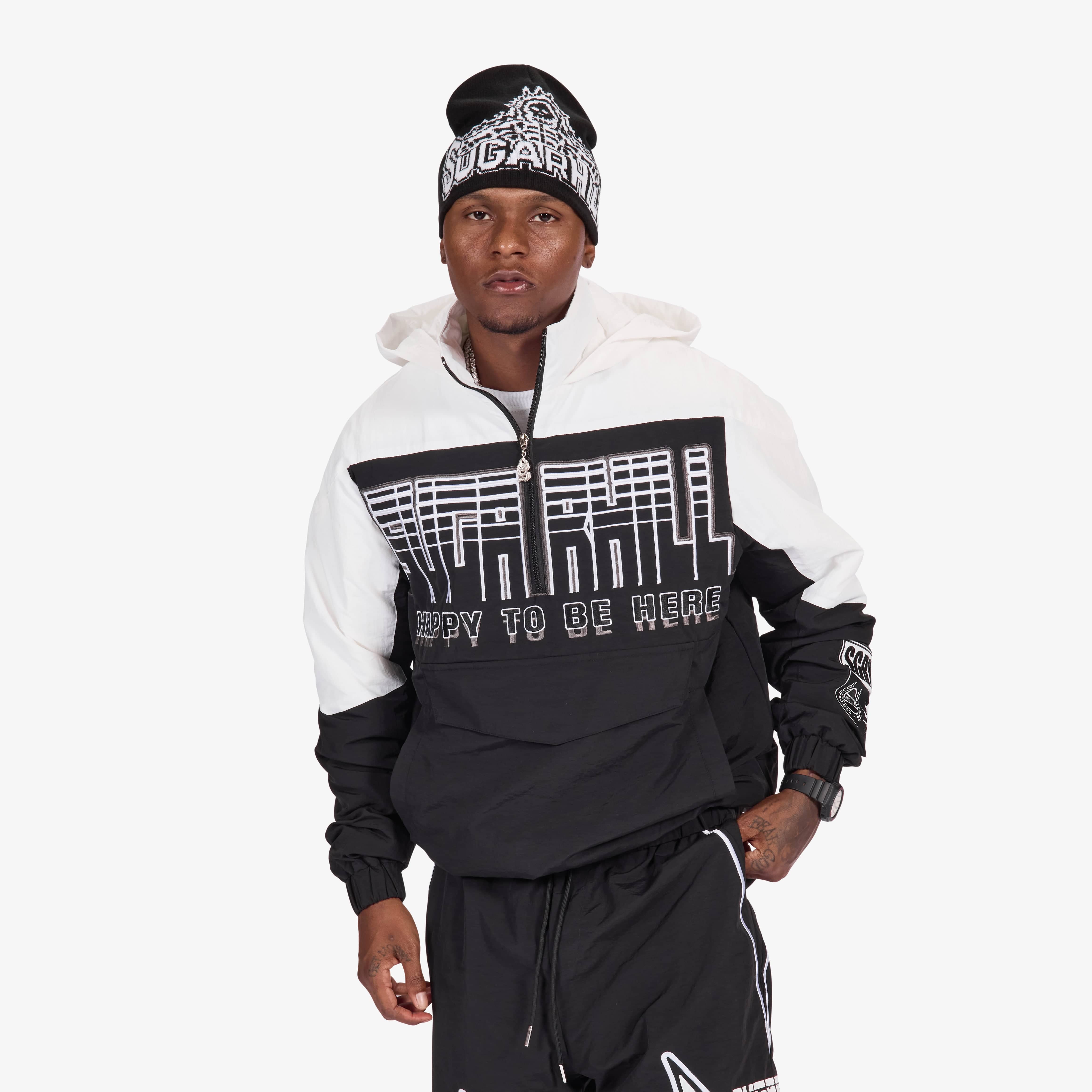 "Storm" Starter Jacket (black/white)