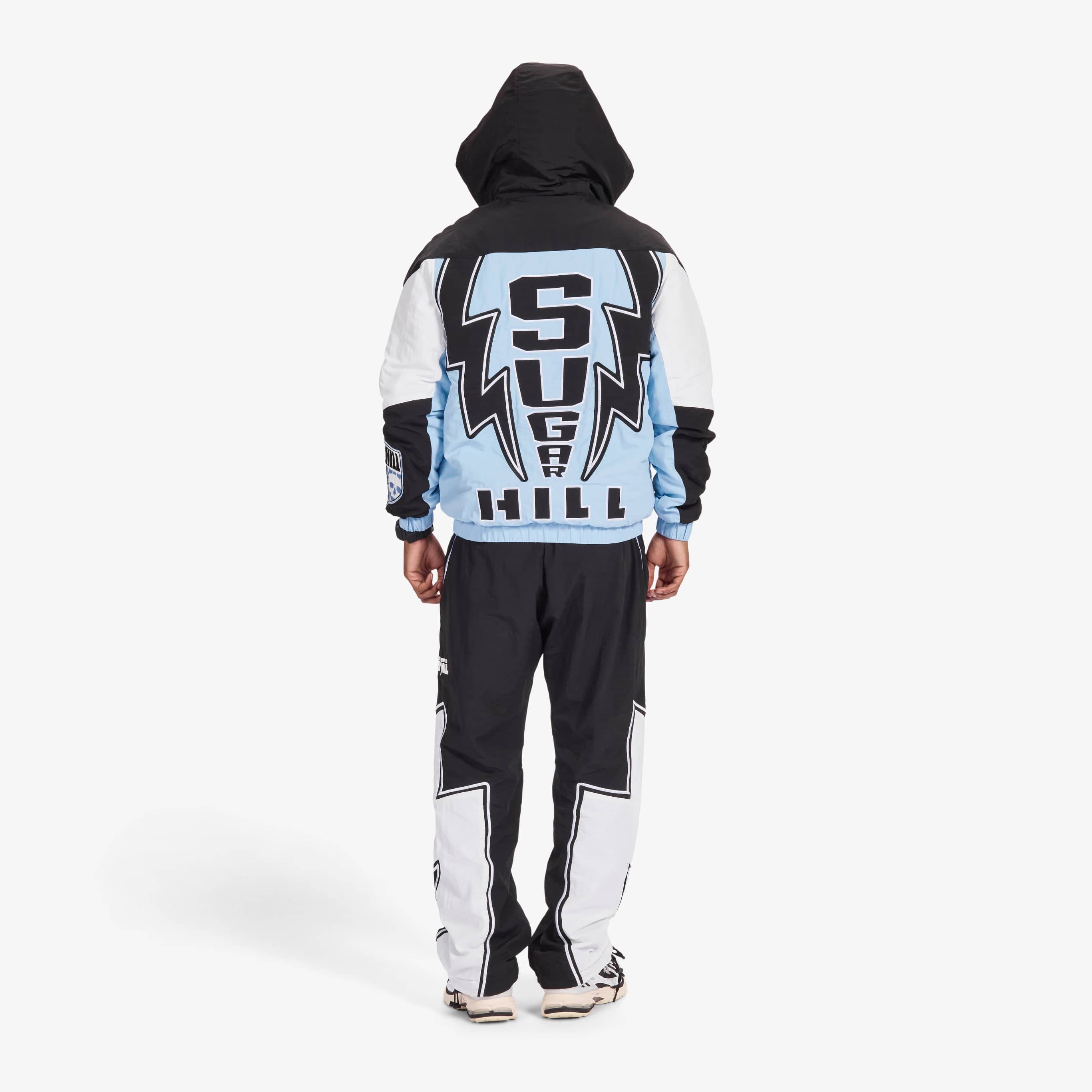 "Storm" Starter Jacket (baby blue/black)