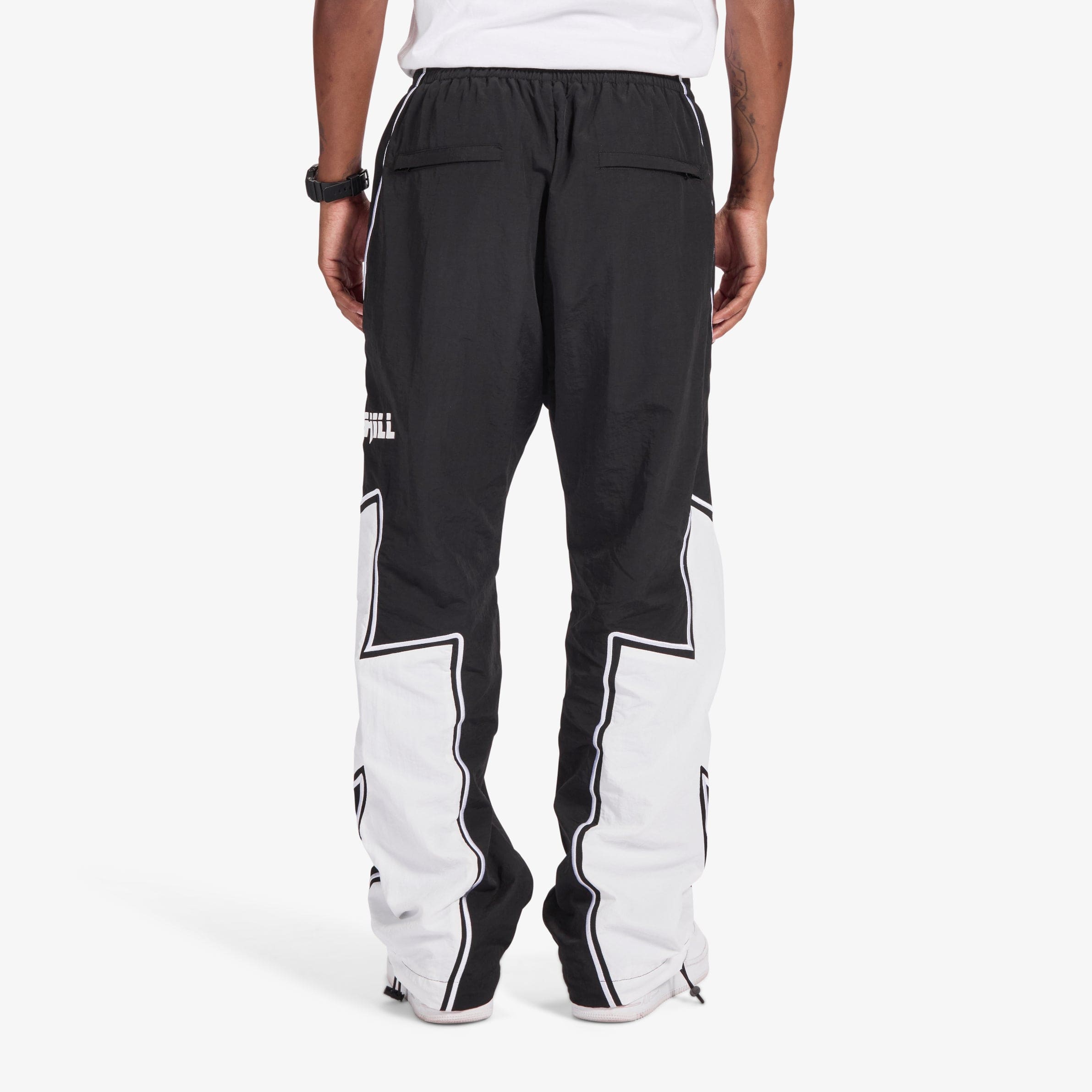 Bolt" Windbreaker Pants (black)