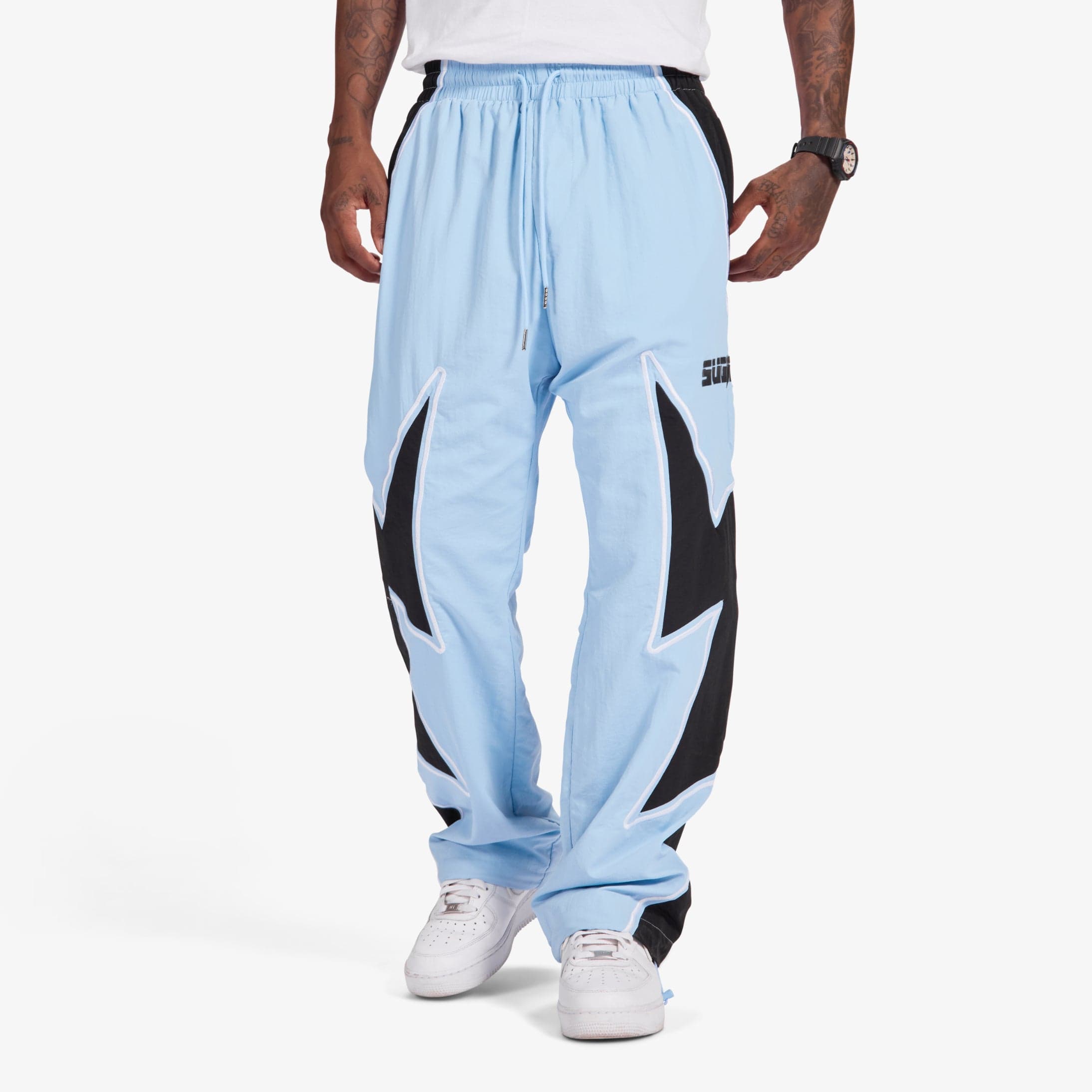 Bolt" Windbreaker Pants (baby blue)