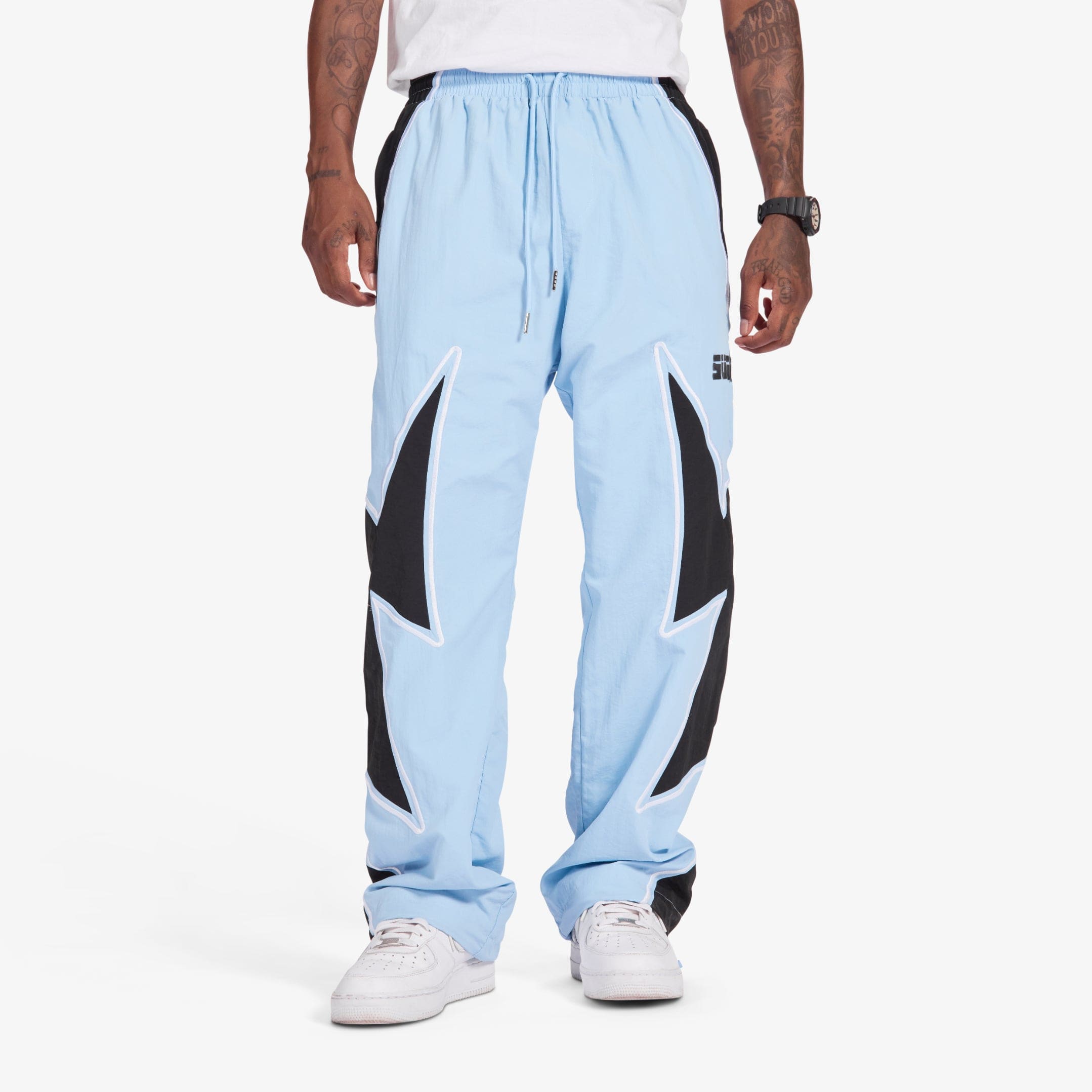 Bolt" Windbreaker Pants (baby blue)