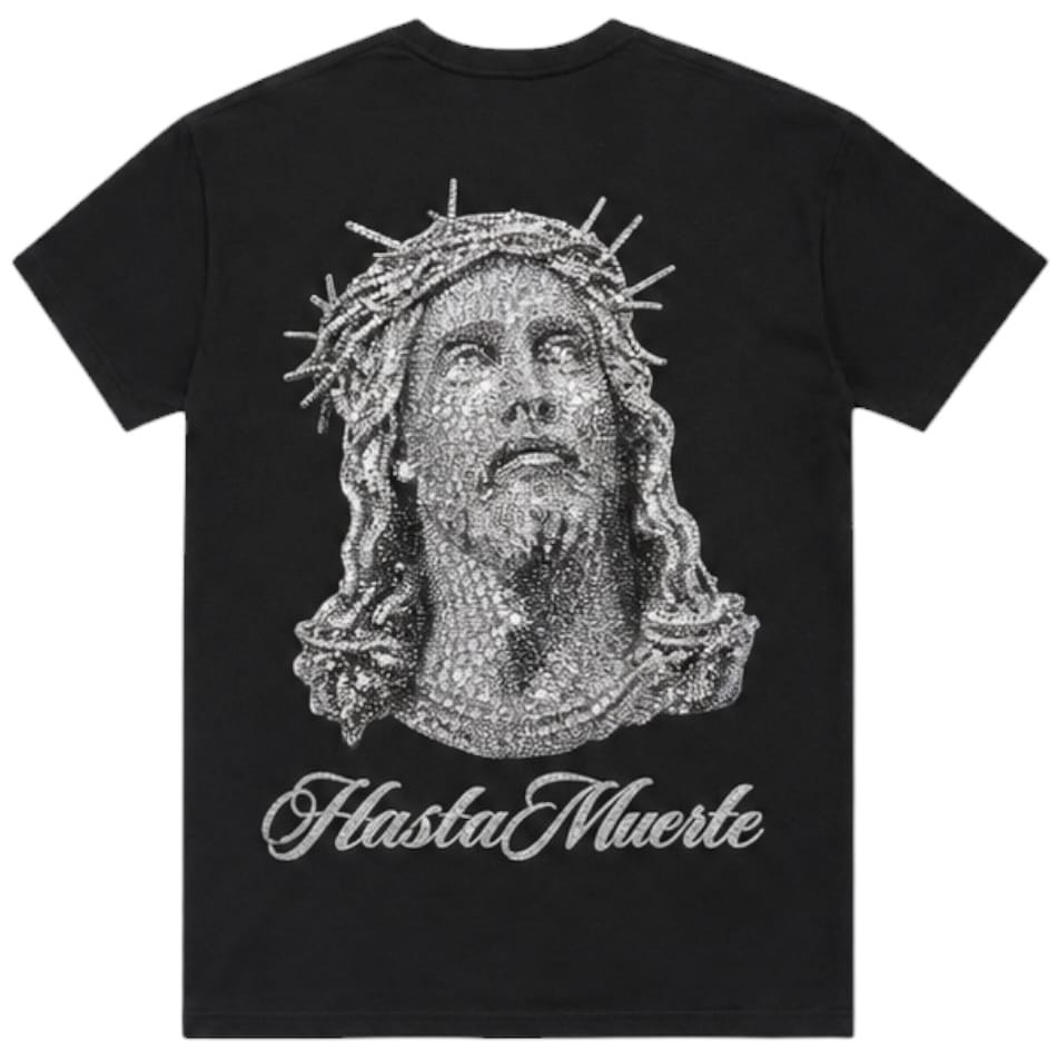 Hasta Muerte Jesus Pendant Tee (Black)