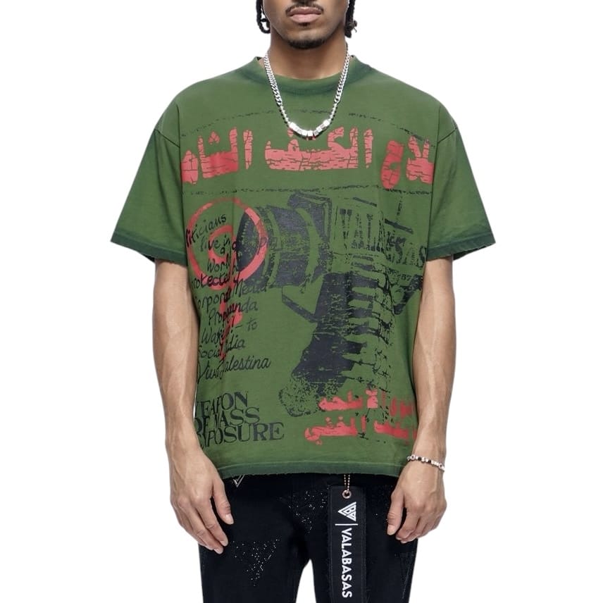 Valabasas Weapon Tee (Green) VLBS-VT1-1084