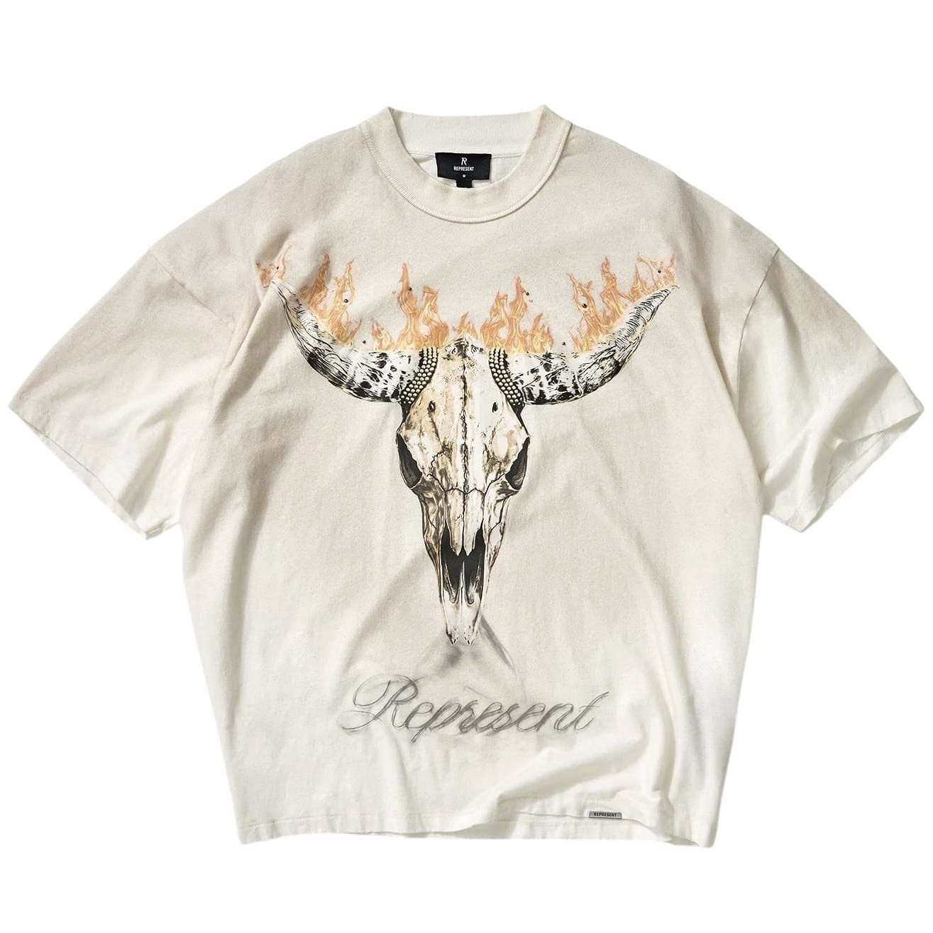 Represent British Cowboys Tee (Washed Ecru) MLM100592-30