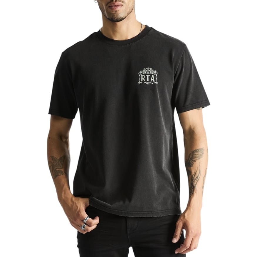 Rta Liam Short Sleeve Tee (Vintage Black Ornate) MCVUK911-T1192VBORN