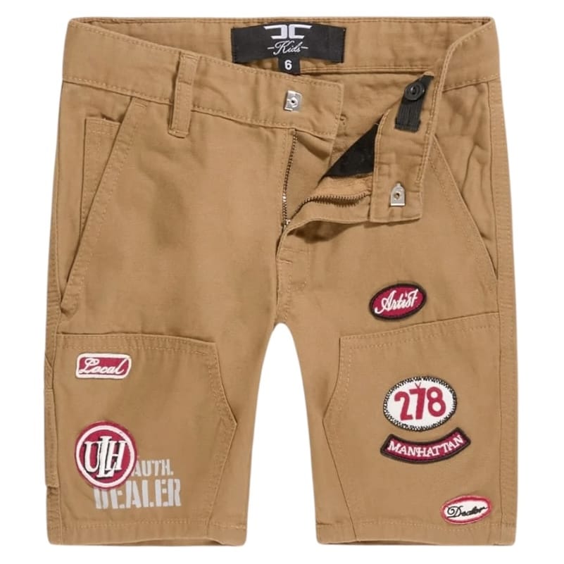 Boys Jordan Craig Re-up Mechanic Short Set (Wheat)