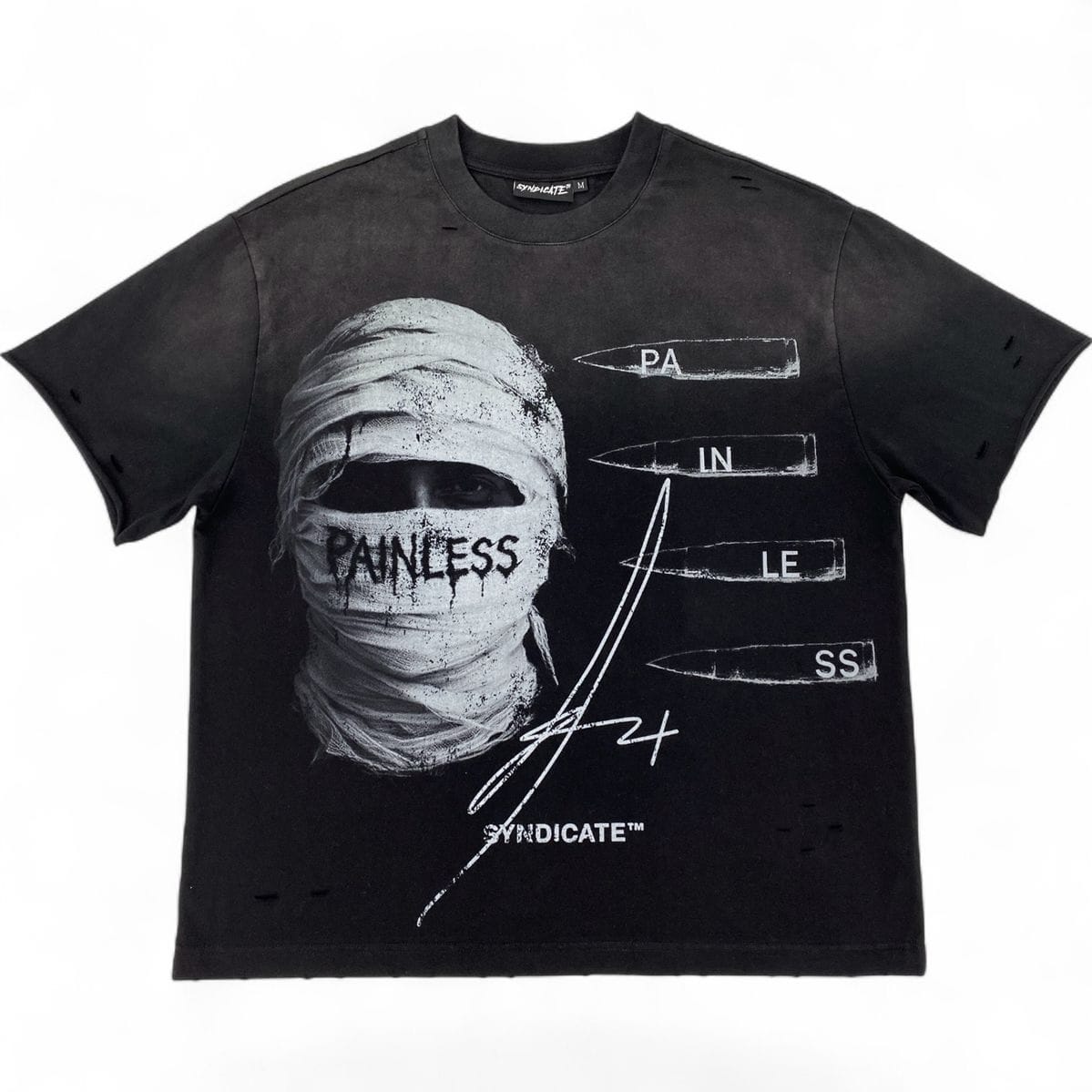 The Syndicate Painless Tee (Black Wash)