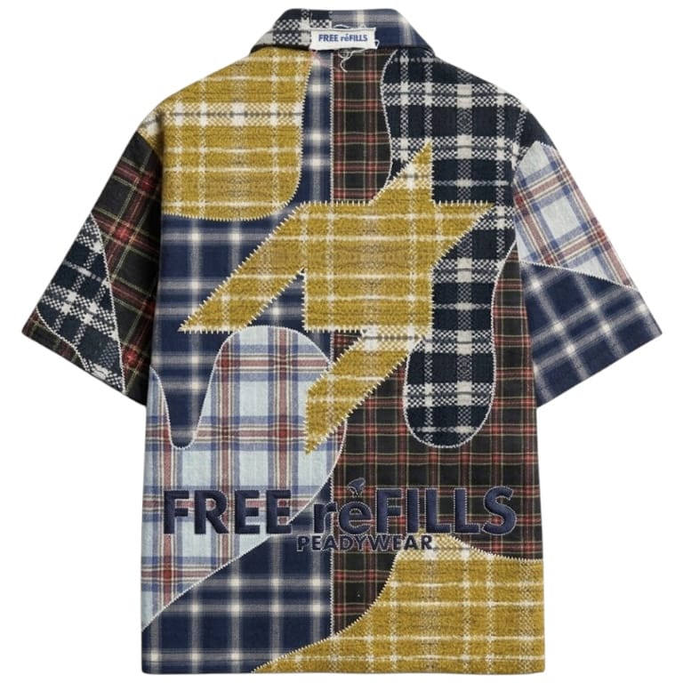 Free Refills Clashing Flannel SS Shirt (Multi Flannel) FR-FALL26-032