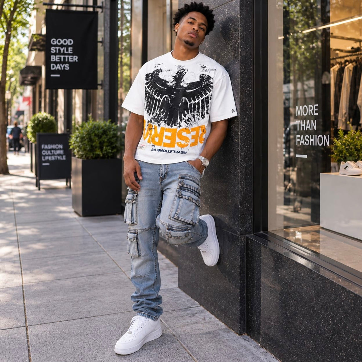 GFTD La Pail Horse Tee (White)
