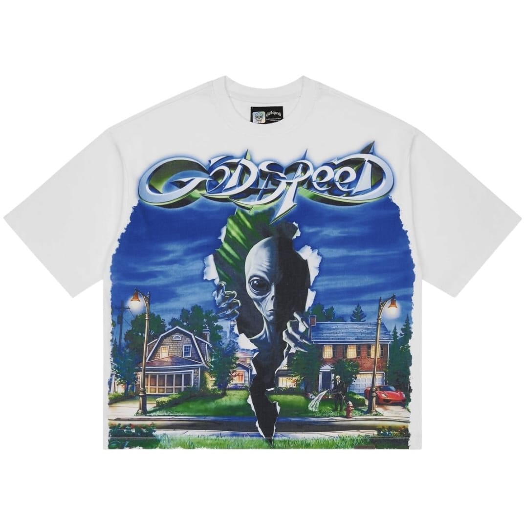 Godspeed Neighborhood Watch Tee (White)