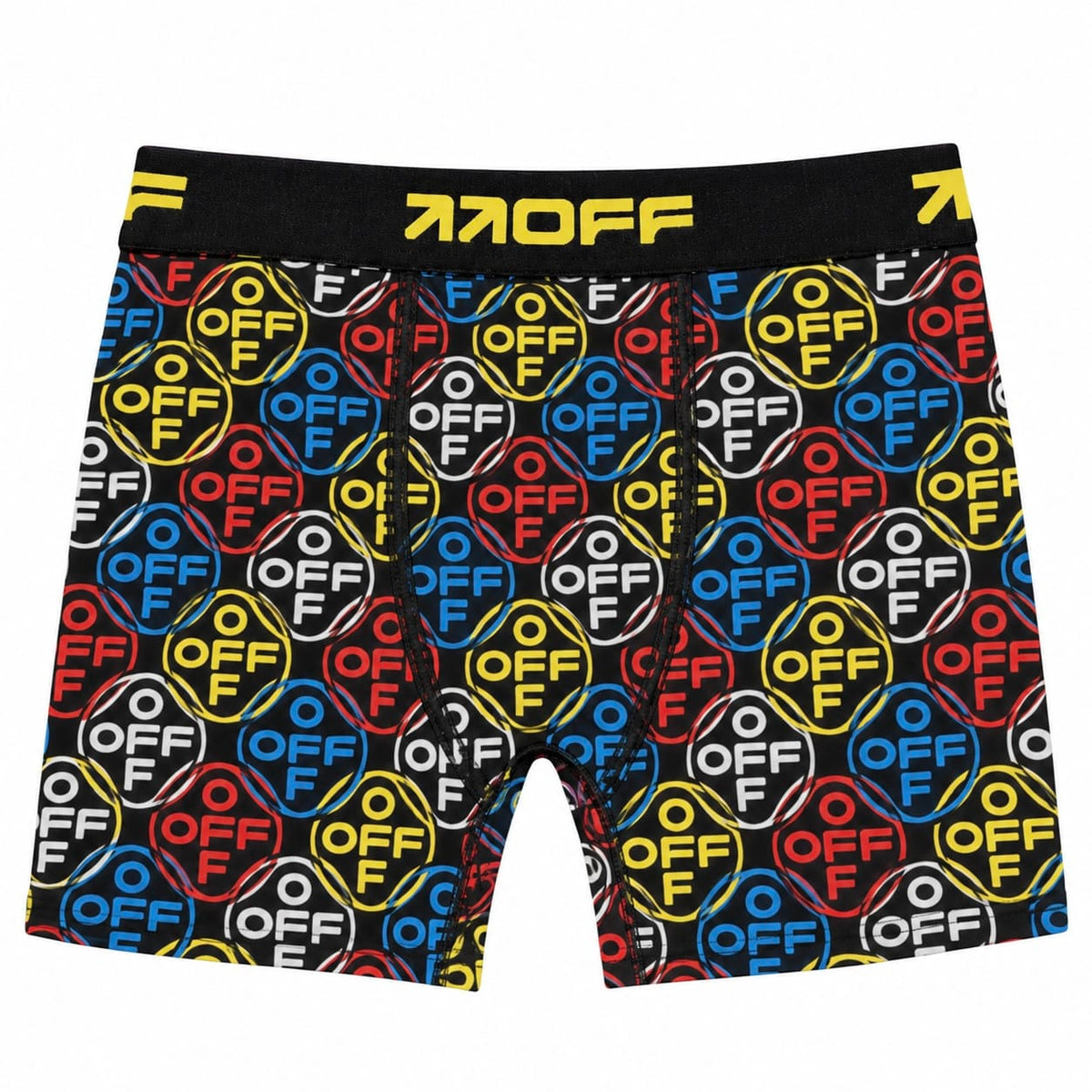 Lab Off-White Logos Aop Boxer Brief (Black Nrf/Multi)