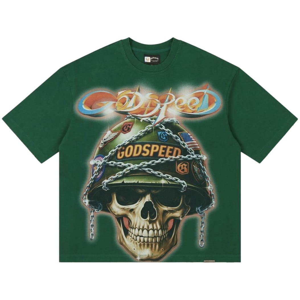Godspeed Badges Of Honor Tee (Green)