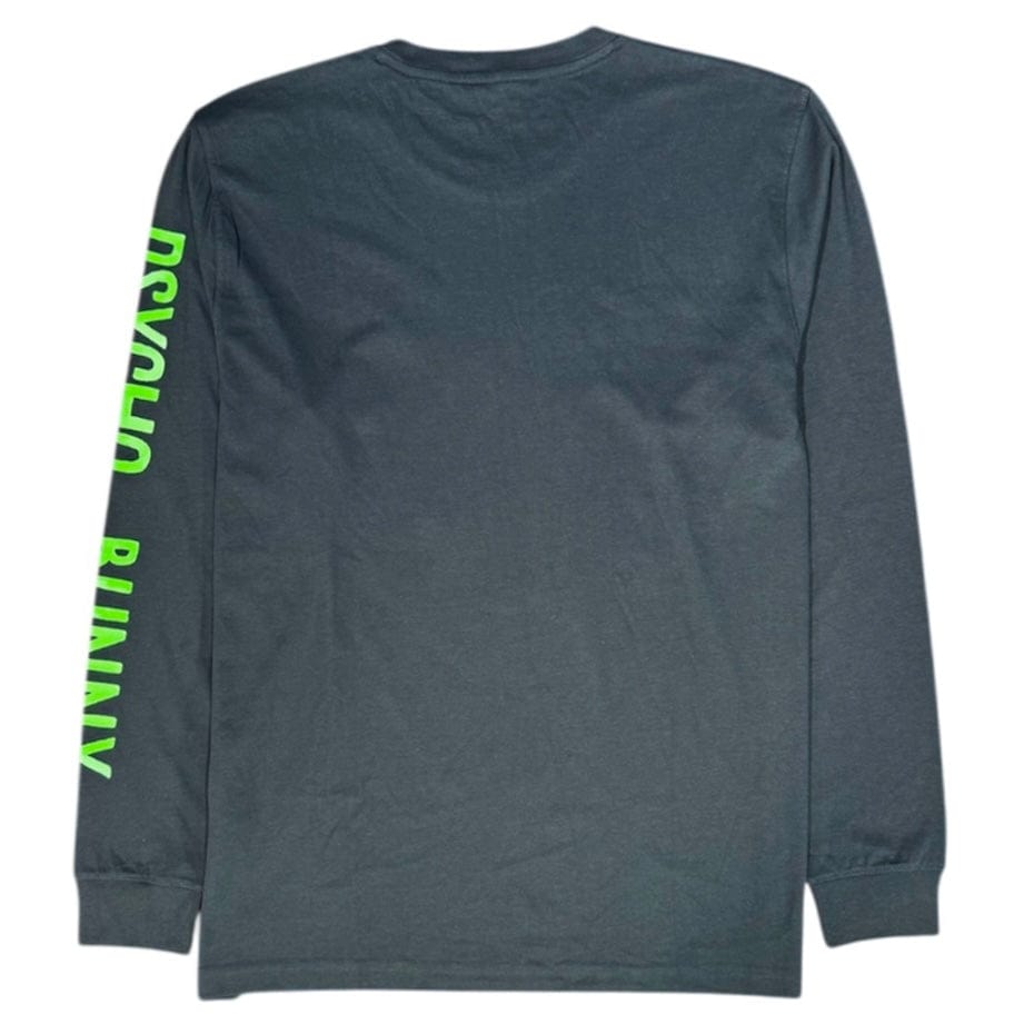 Psycho Bunny Mallette Long Sleeve Graphic Tee (Navy) B6T620R1PC