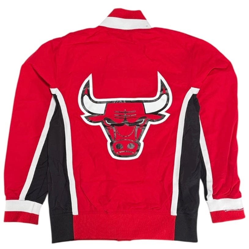 Mitchell & Ness NBA Chicago Bulls Authentic Warm Up Jacket (Scarlet)
