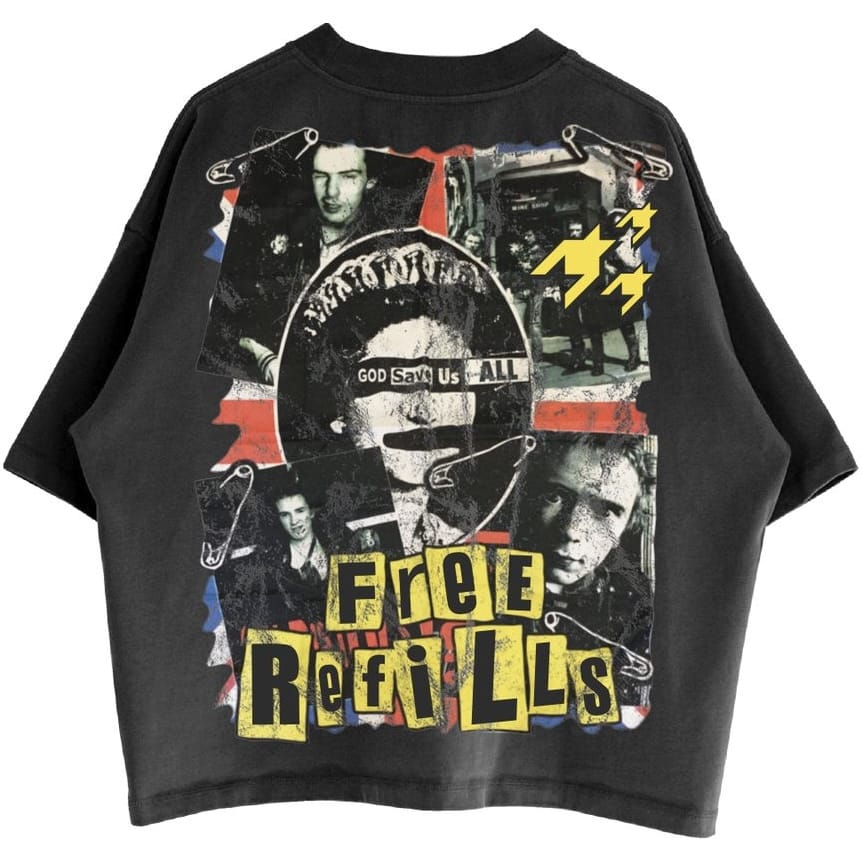 Free Refills Pistol Tee (Black) FR-SUM26-013