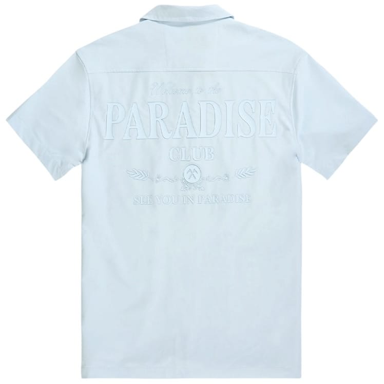 See You In Paradise Club Shirt and Short Set (Light Blue)
