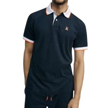 Psycho Bunny Greyson Terry Polo (Navy) B6K305S1CO