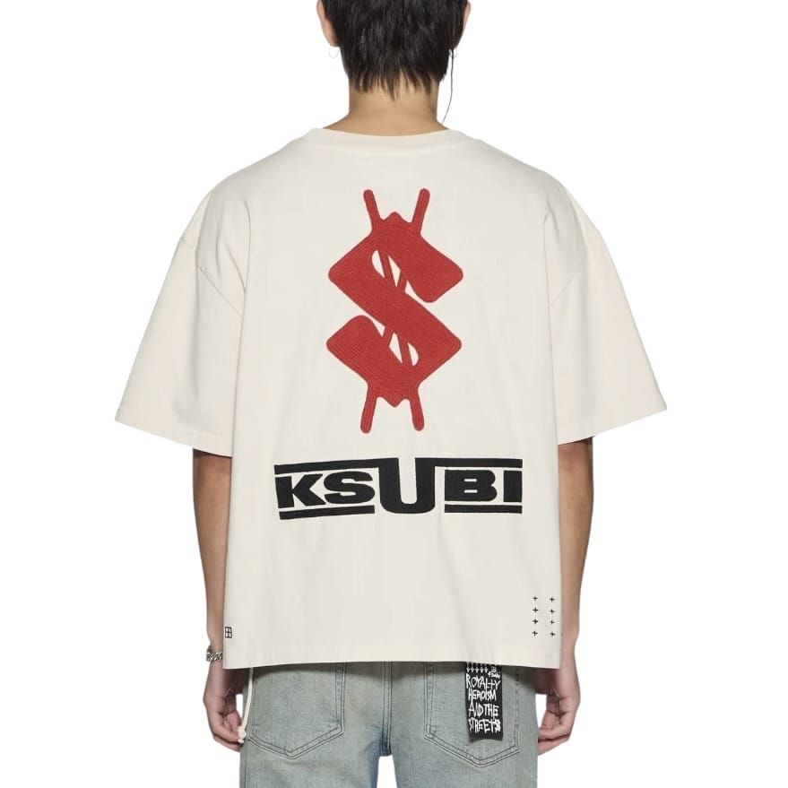 Ksubi Zoom Halen SS Tee (Ecru) MPF26TE008