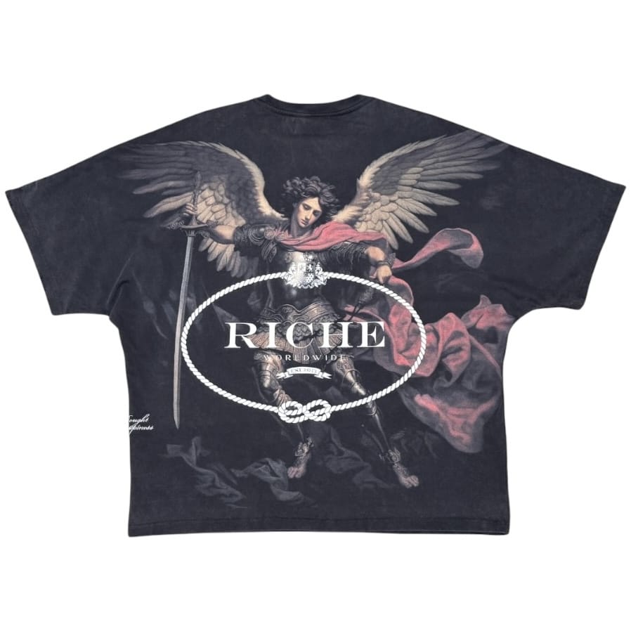 Vie Riche Archangel V Tee (Black) VR2039-BLK