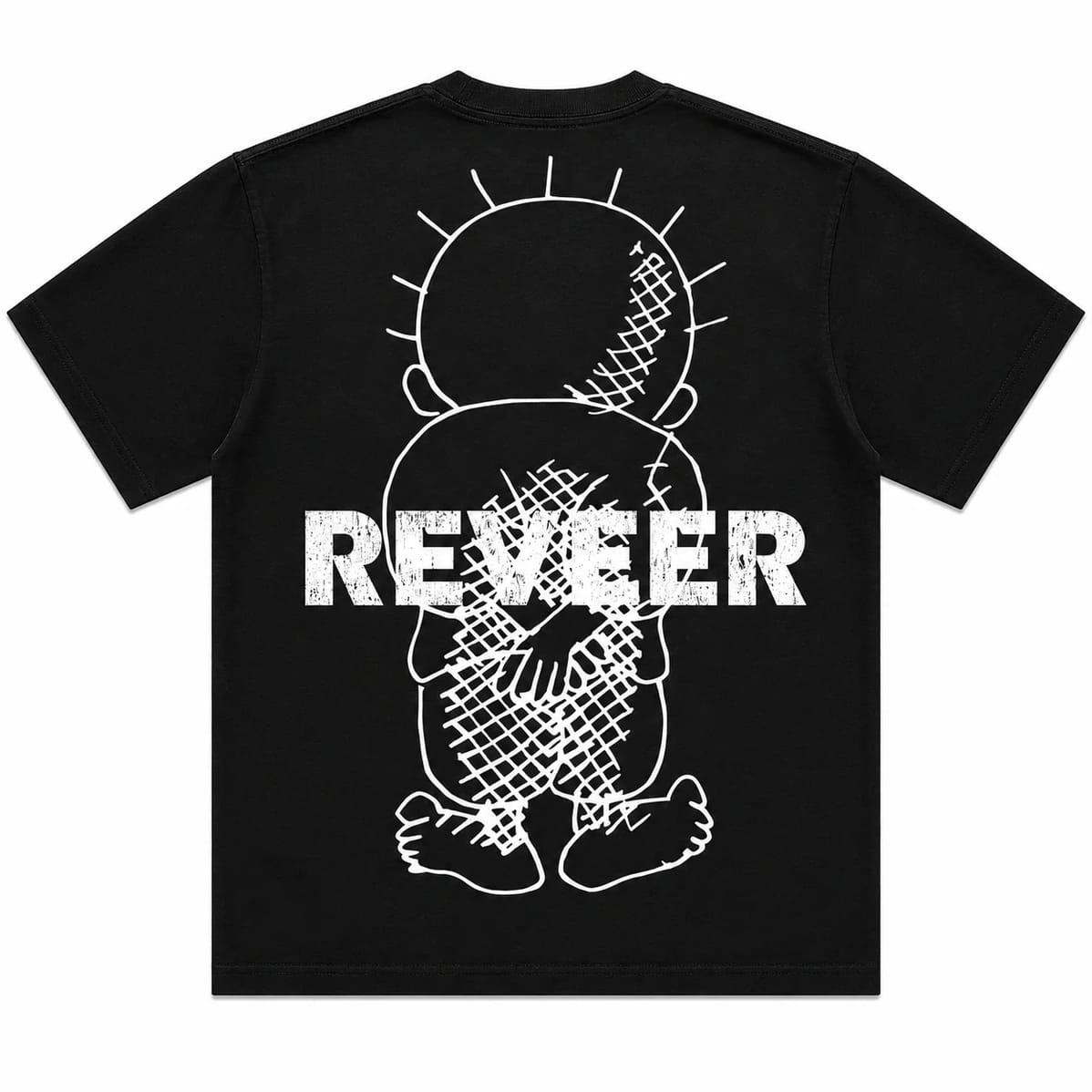 Reveer Broken Figure Tee (Jet Black) FC-04TB
