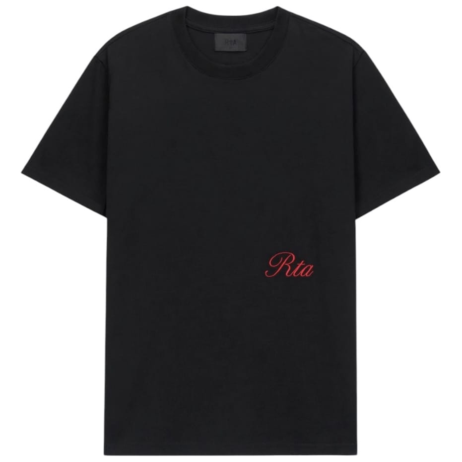 Rta Liam Short Sleeve Tee (Black Nif Script)