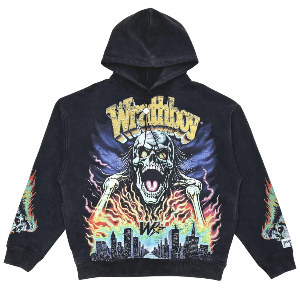 Wrathboy No Hard Feelings Hoodie (Vintage Black) WB05-151-VBK