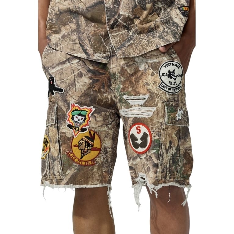 Jordan Craig Retro War Angel Cargo Shorts (Hunter Camo)