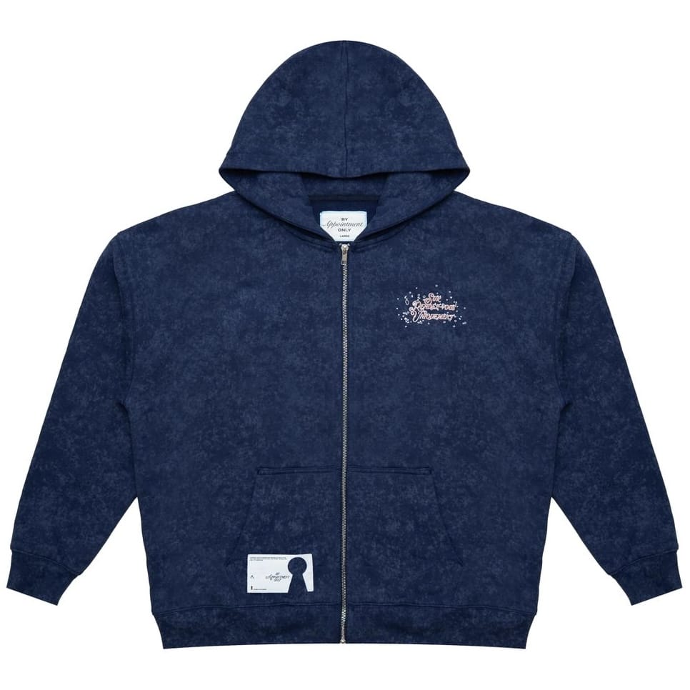 By Appointment Only Past Behind Us Zip Hoodie & Sweatpants Set (Blue)