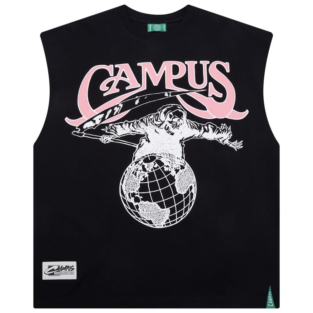 Campus Goods Reaper Cutoff Tee (Black) CG-SUM26-030