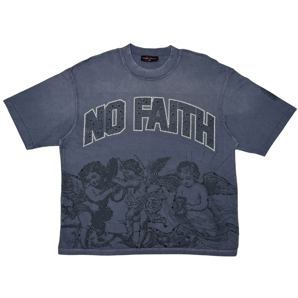 Rare Peace Baby Angel Tee (Dark Grey) RT6064