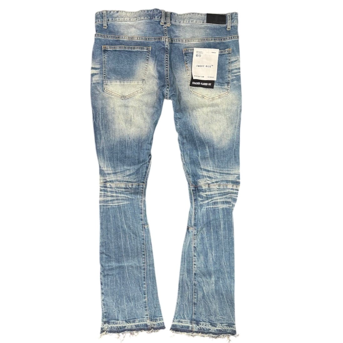 Smoke Rise Stacked Flare Fit Jean (Elysian Blue) JP22323
