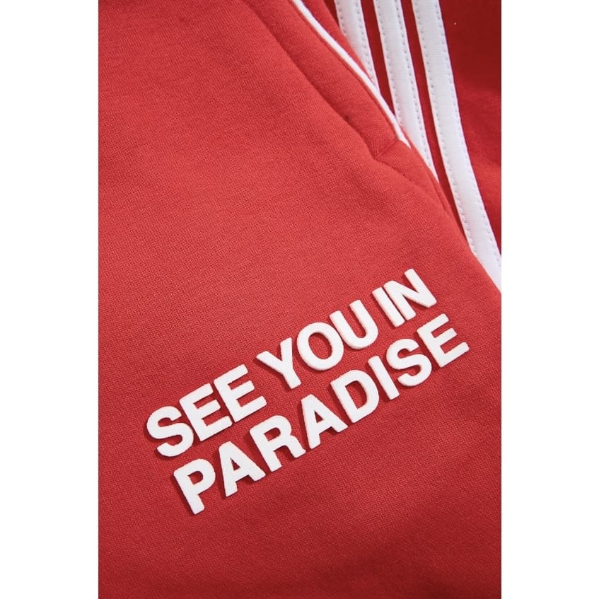 See You In Paradise Perfect Pitch Sweatpants (Red) 9229
