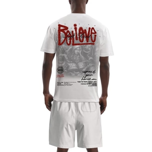 Left Point Believe Set (White)