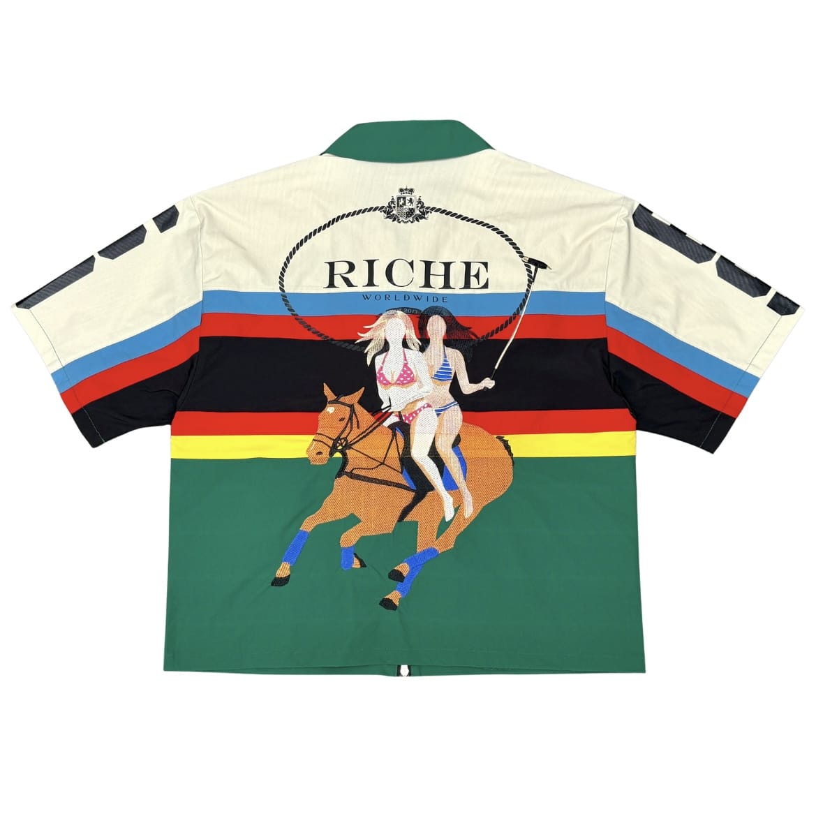 Vie Riche RPC Short Sleeve Jacket & Short Set (Green) VR2056/VR2057-GRN