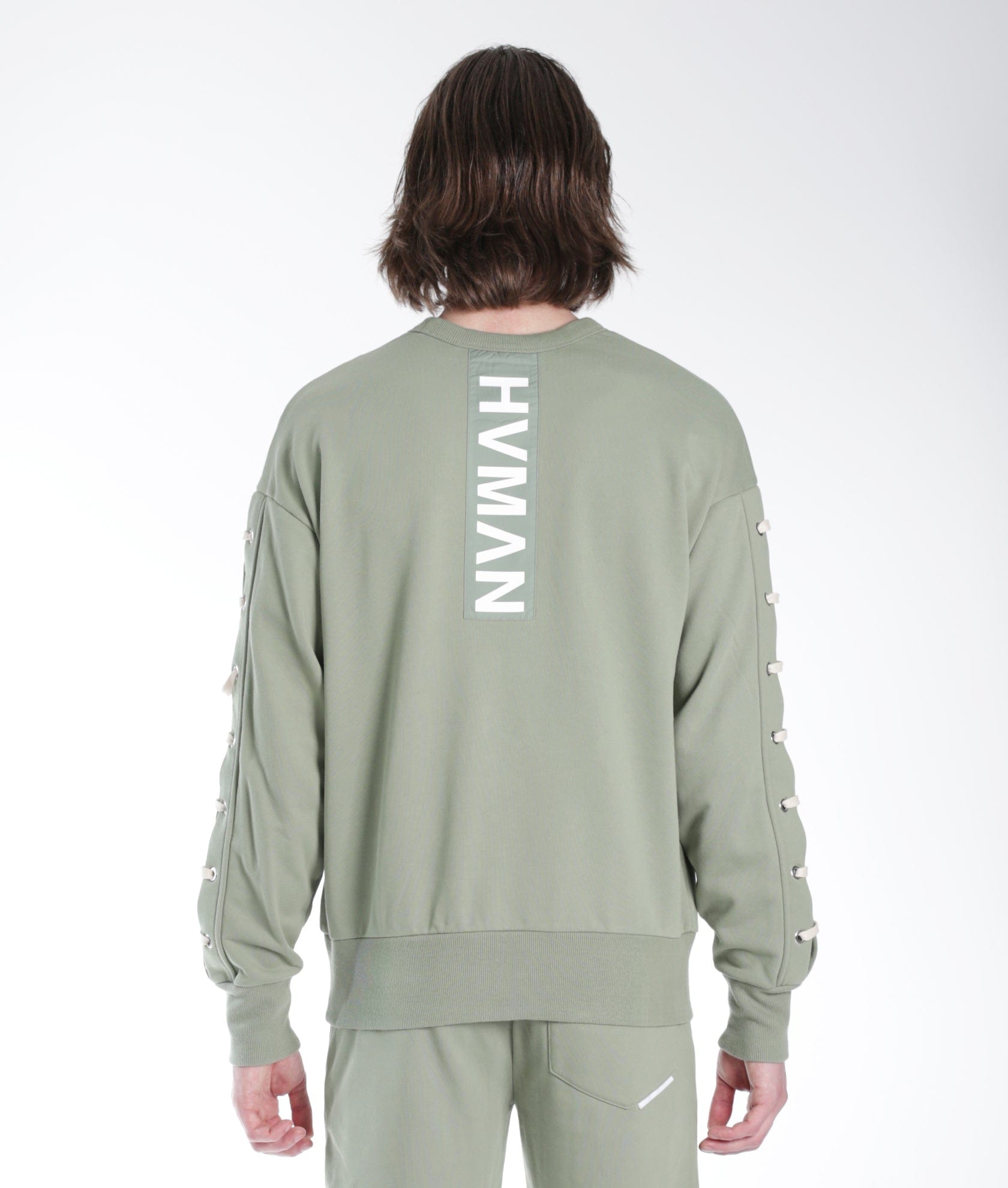 CREW SWEATSHIRT IN ASPEN LACE