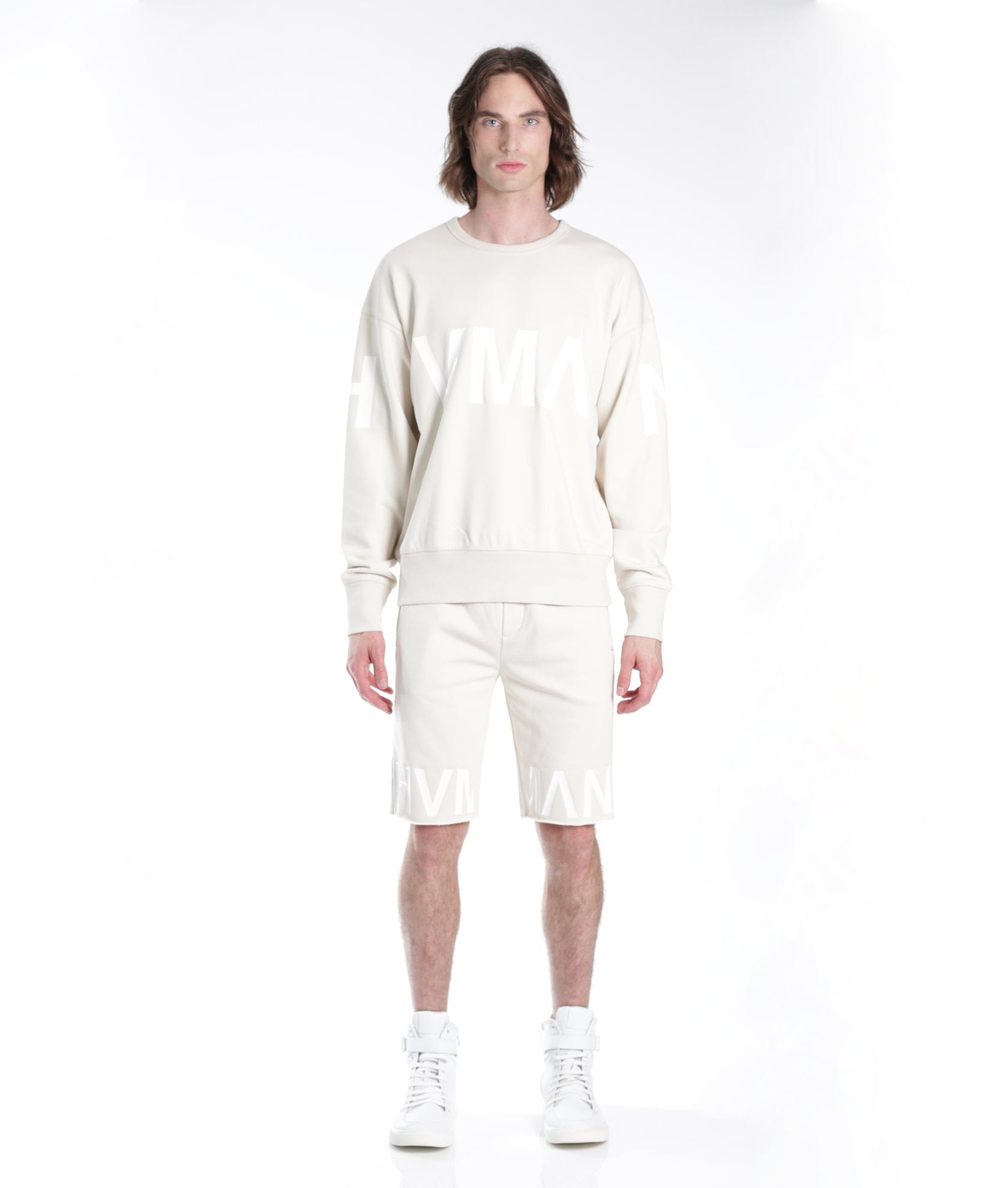 CREW SWEATSHIRT IN CREAM