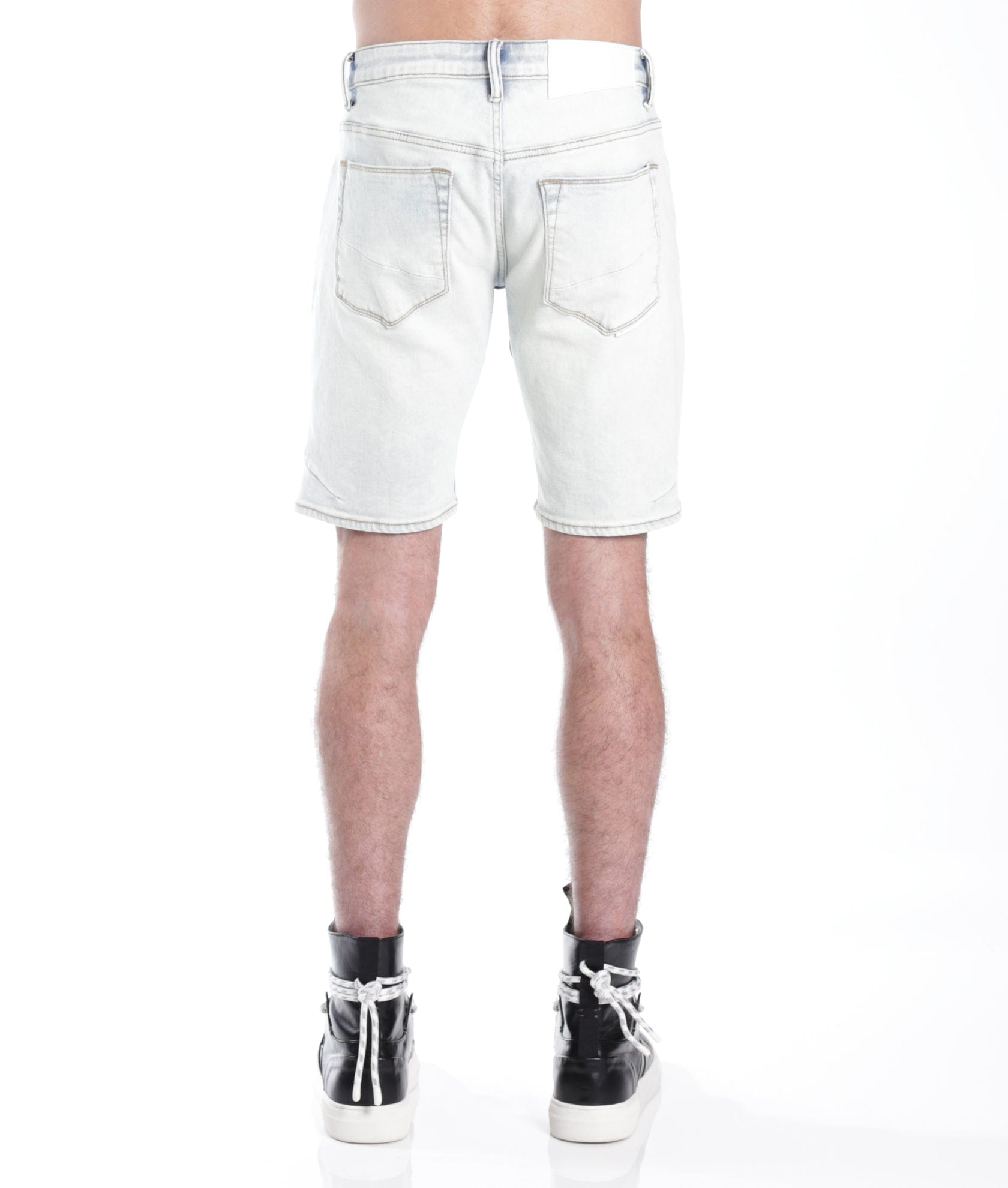 MERO SLIM SHORT w/WHITE BELT IN ZEPHYR