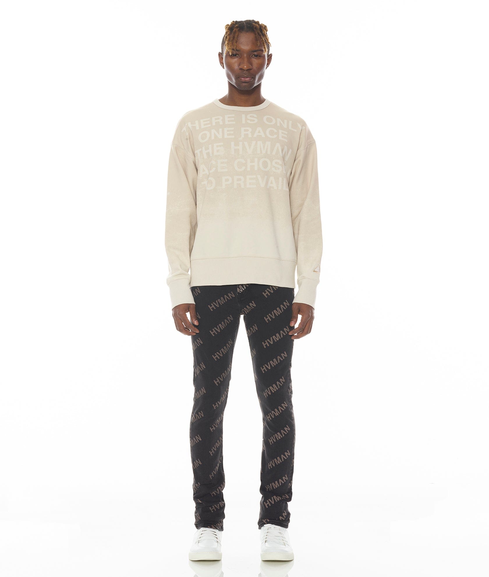 CREW SWEATSHIRT IN CREAM