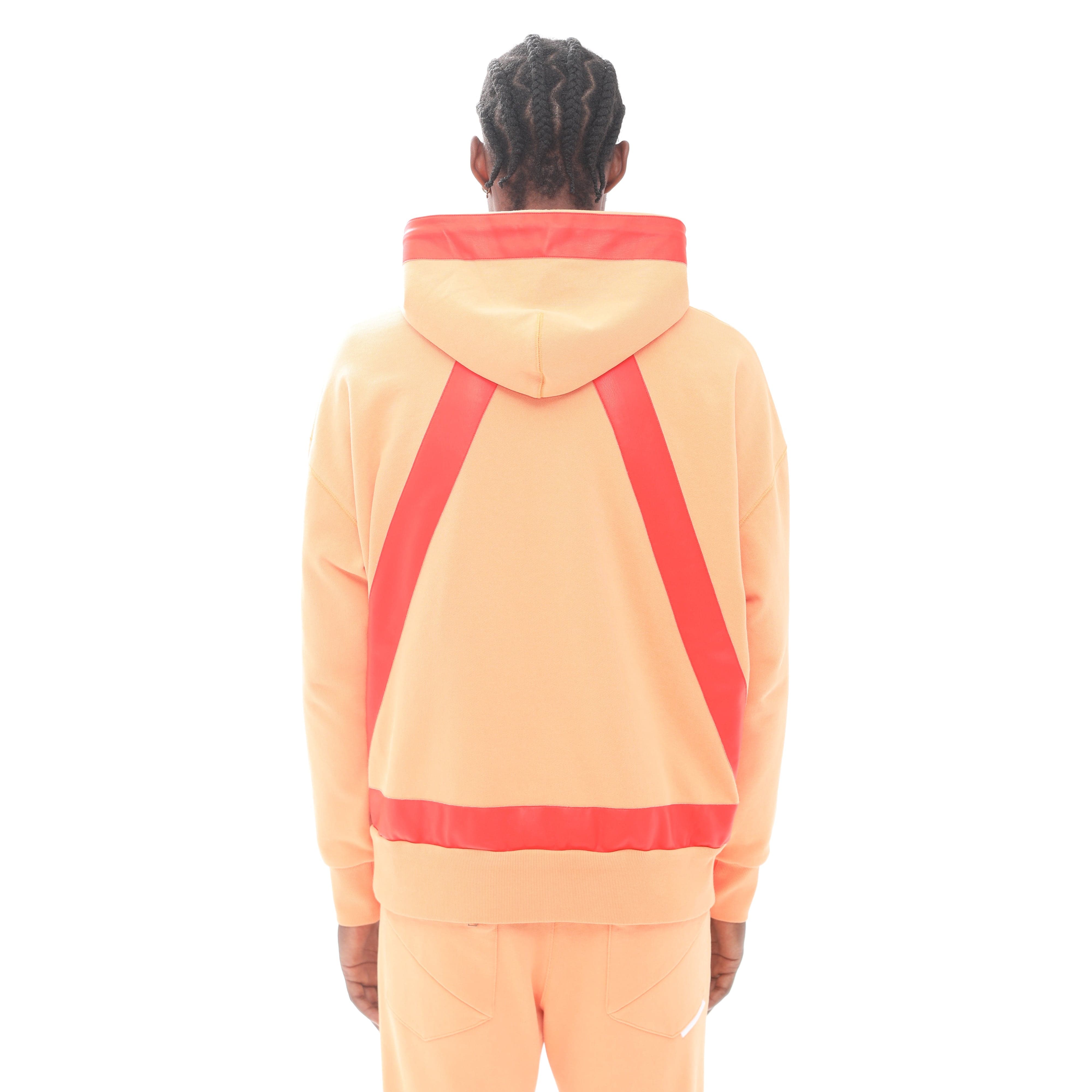 PULLOVER SWEATSHIRT IN APRICOT