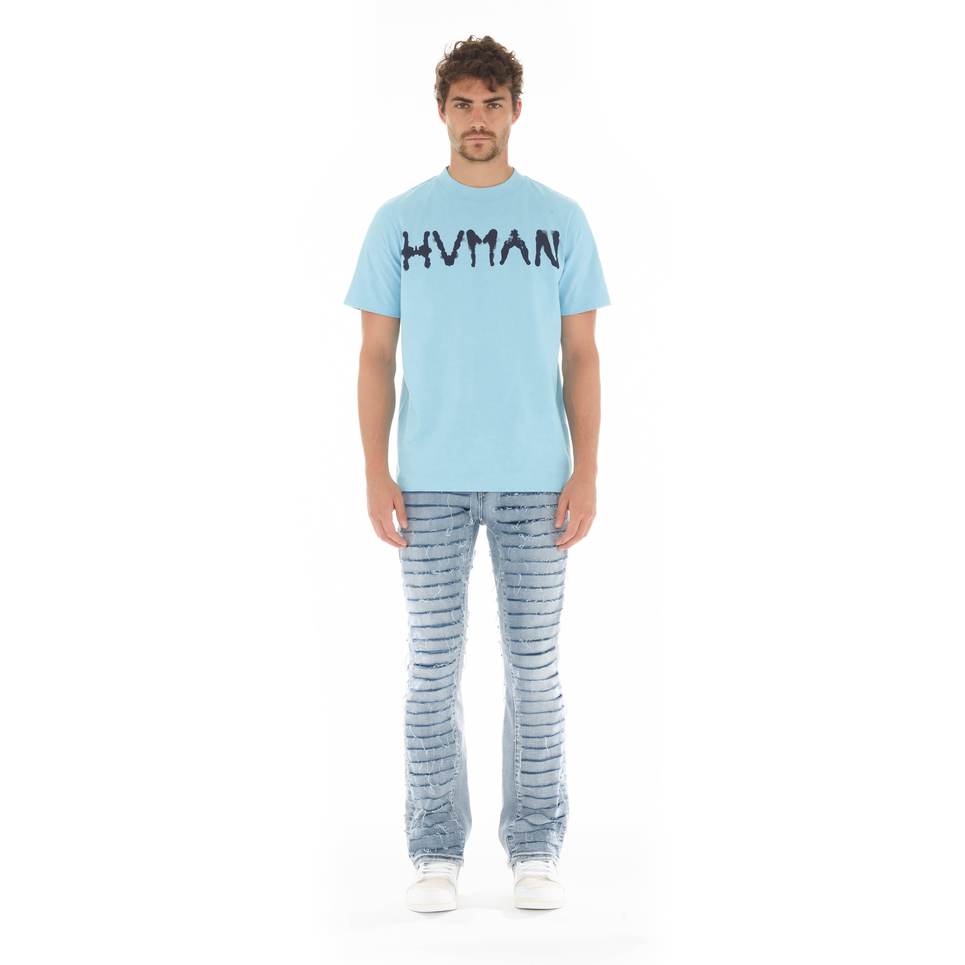 NOVELTY TEE "INKBLOT" IN SKY