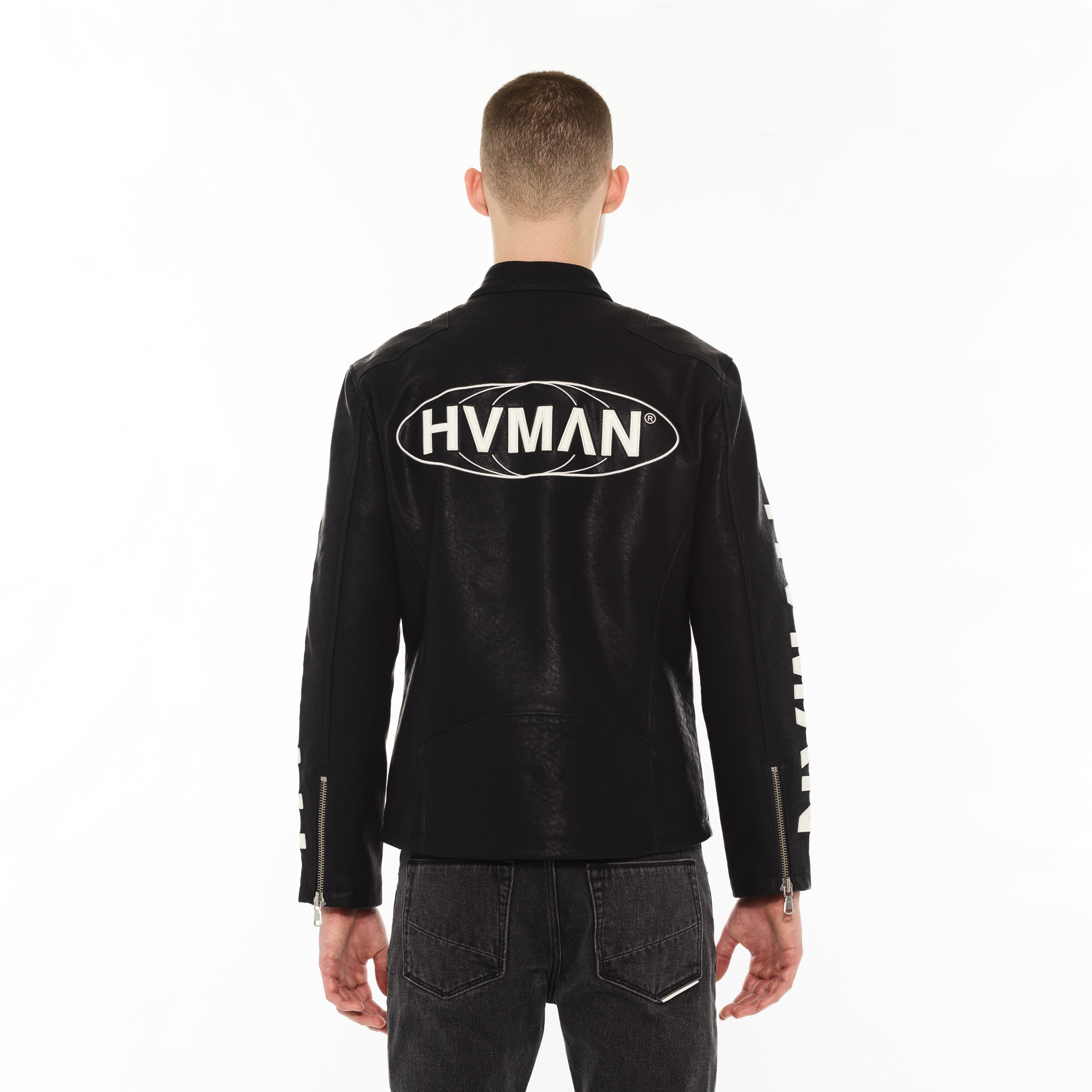 Hvman's Cafe Racer Jacket in Black