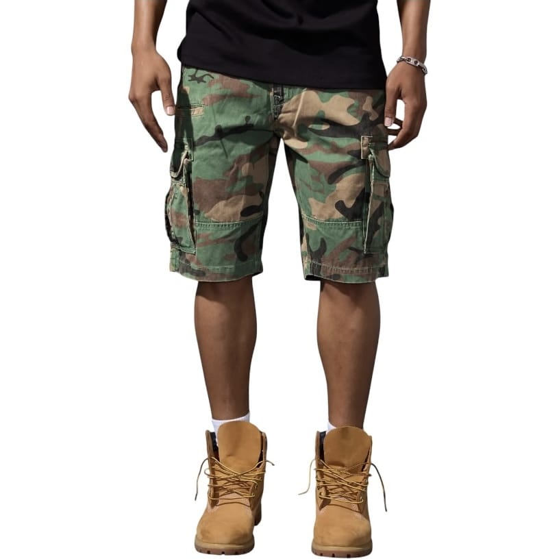 Jordan Craig Og Xavier Camo Cargo Shorts (Vintage Camo) 4462C