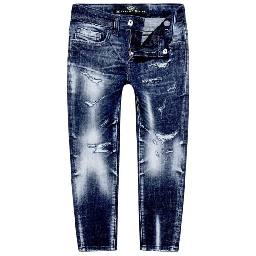 Kids Jordan Craig Geostorm Denim (Aged Wash) JS2400KB