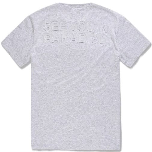 Jordan Craig Retro Paradise Tonal Tee (Heather Grey) 9097A