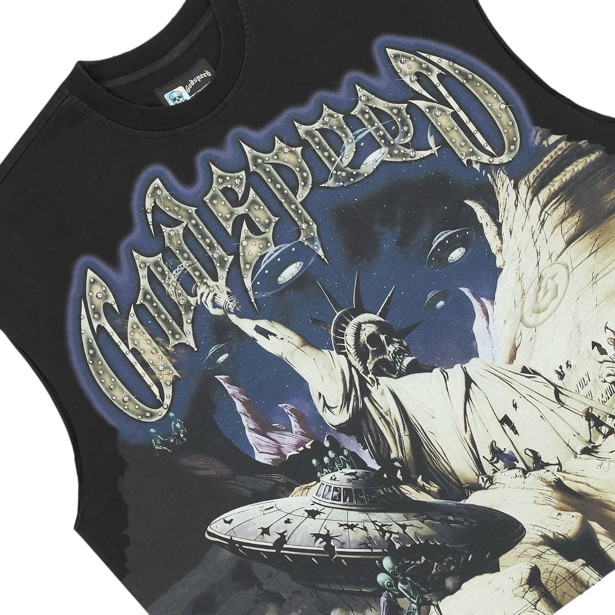 Godspeed The Landing Sleeveless Tee (Black)