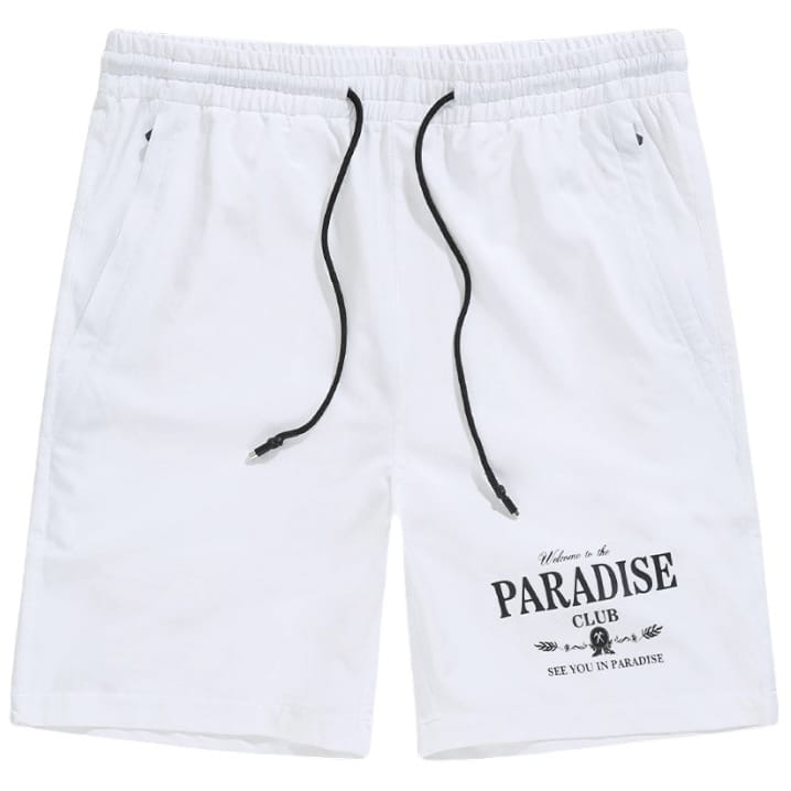 See You In Paradise Club Shirt and Short Set (White)