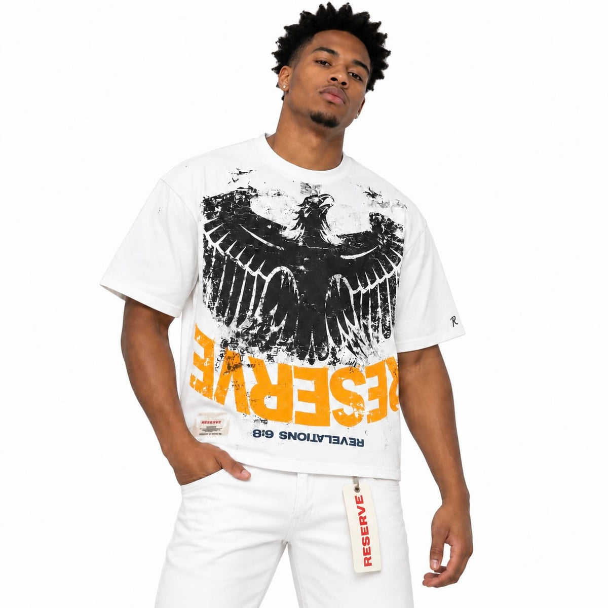 Reserve Pail Horse Tee (White)