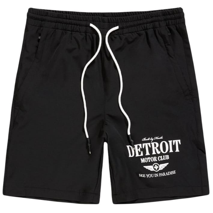 See You In Paradise Detroit Motor Club SS Shirt & Short Set (Black)