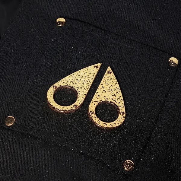 Moose Knuckles Gold Series Original Ballistic Bomber Jacket (Black/Gold)
